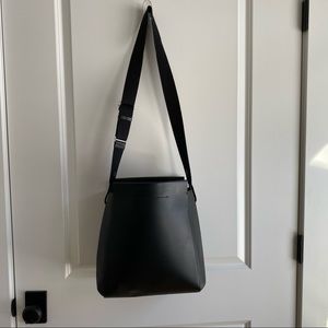 Everlane “Form Bag” crossbody black leather